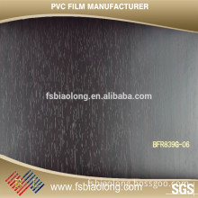 Any Color As You Like pvc profiles wooden grain film for covering furniture